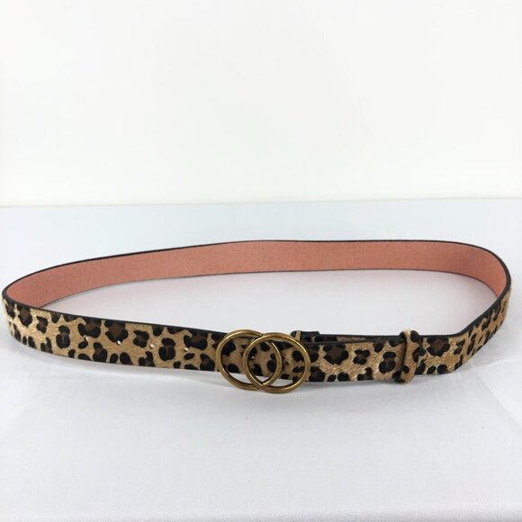 Accessories - Leopard Print Man Made Material Belt 44 Inches Long